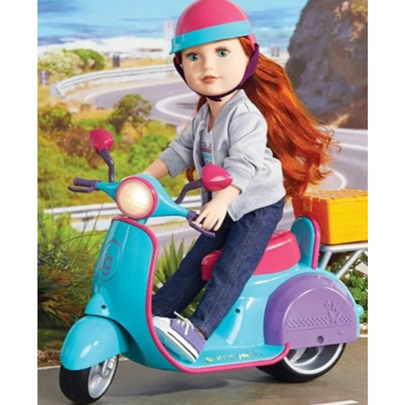 JOURNEY GIRLS Doll Scooter for 18" Dolls NWT - Picture 2 of 4